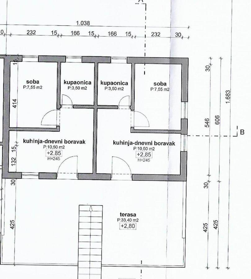 شقة Apartman Giulitta بورات المظهر الخارجي الصورة